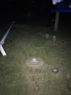 A Boxborough man was charged with OUI and other charges following a crash at North Cemetery Thursday night that dislodged the Boxborough Bell from its base and knocked over a flag pole.

[Courtesy Photo/ Boxborough Police Department]