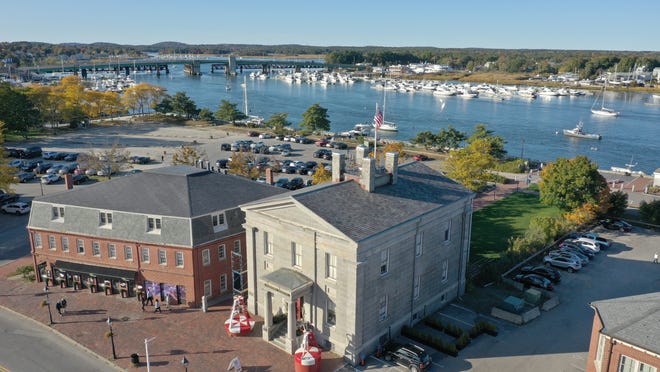 The Custom House Maritime Museum in Newburyport is offering virtual programming, which allows guests to enjoy all the historic destination has to offer without having to leave home. [Photo by Ethan Cohen, UAV Look LLC]