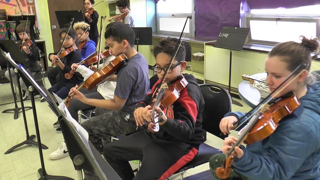 Student musicians from Rhode Island and nearby Massachusetts and Connecticut are welcome to apply to the Rhode Island Philharmonic Music School. [Providence Journal file photo]