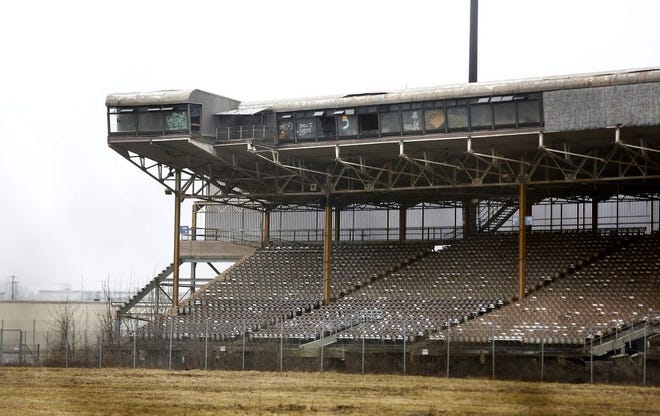 Cooper Stadium, 1155 West Mound Street, near Franklinton, photographed in 2019