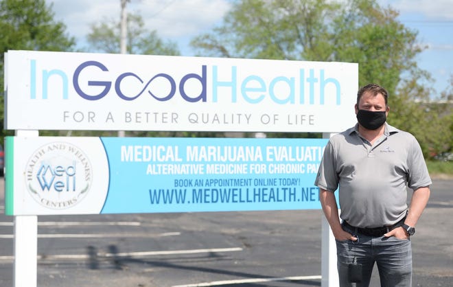 David Noble, the president of in Good Health, 1200 West Chestnut St., in Brockton, on Tuesday, May 26, 2020.



 (Marc Vasconcellos/The Enterprise)