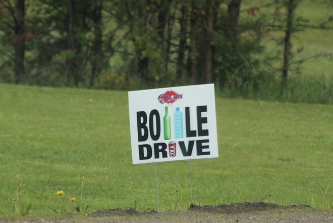 A bottle drive is being done in Indian River to help out the Cyclones, a traveling baseball team from the region, to help with scholarships for team members and to help build an indoor traning facility for the team. Photo by Kortny Hahn