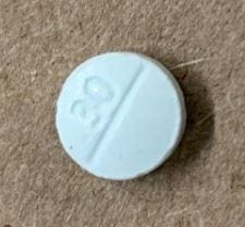 Provided photo of fake Oxycodone pill. [Provided]
