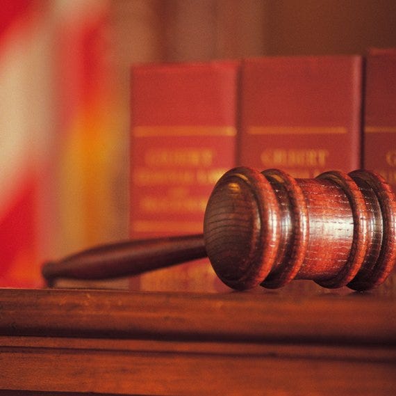 Courtroom gavel