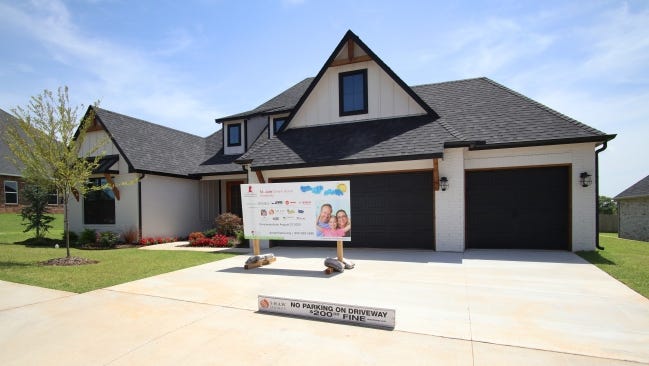 Shaw Homes built this year's Oklahoma City St. Jude Dream Home, 8616 Maple Creek Drive in Edmond. [DOUG HOKE/THE OKLAHOMAN]