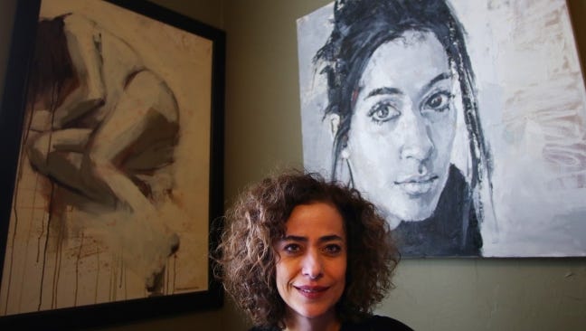 Iranian-American painter Behnaz Sohrabian showing her work this month ...