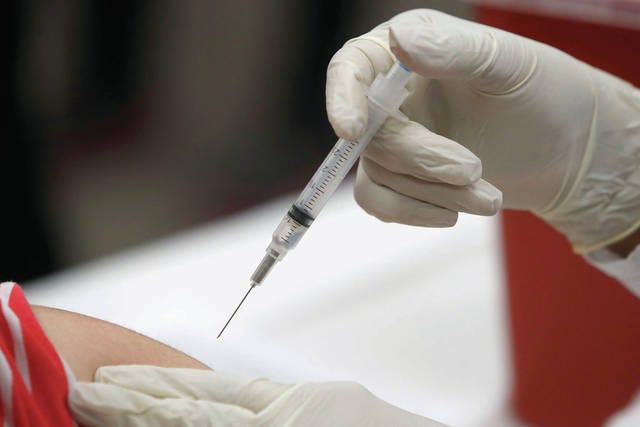 Alex Azar, the head of the U.S. Department of Health and Human Services, announced that pharmacists in all 50 states will be authorized to give childhood vaccinations this fall, due to a federal order that will temporarily preempt pharmacy restrictions in 22 states. (AP Photo/LM Otero)