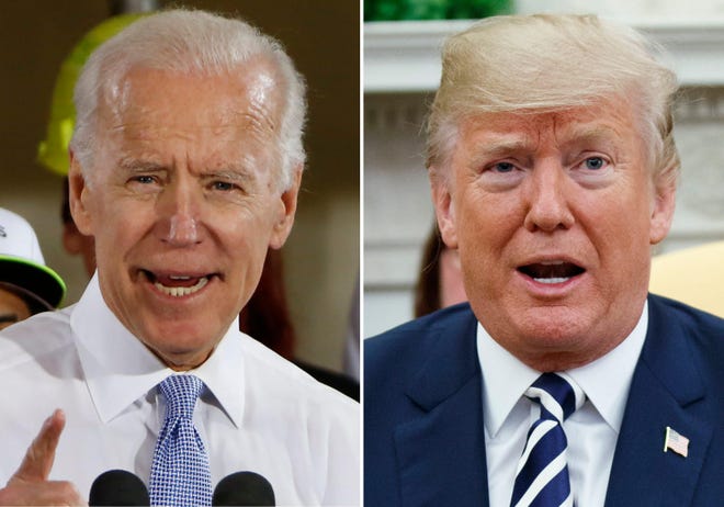 Former Vice President Joe Biden has increased his lead over President Donald Trump in a new poll. (AP)