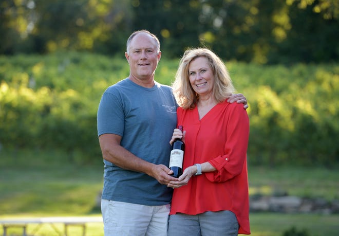 Eric and Peggy Preusse founded Broken Creek Vineyard & Winery in Shrewsbury in 2015. The couple put their home and vineyard on the market earlier this year and hope to find a buyer who will continue the operation.

[Christine Peterson]