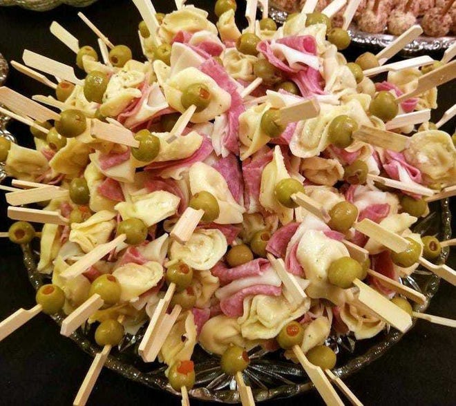 Antipasto Skewers. [Laura Tolbert, Special to The Times]