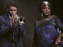 Chadwick Boseman and Viola Davis celebrate a blues legend in “Ma Rainey’s Black Bottom.” [Netflix]