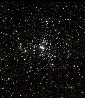 Star cluster M37 is the richest and brightest of several in the constellation Auriga. [Two Micron All Sky Survey/Public domain/Wikimedia Commons]
