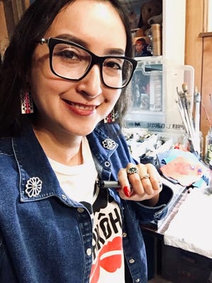 Amber DuBoise-Shepherd, of Shawnee, has been selected as one of three Spotlight Artists for the Oklahoma Visual Arts Coalition's "Momentum 2021" exhibit. [Photo provided]