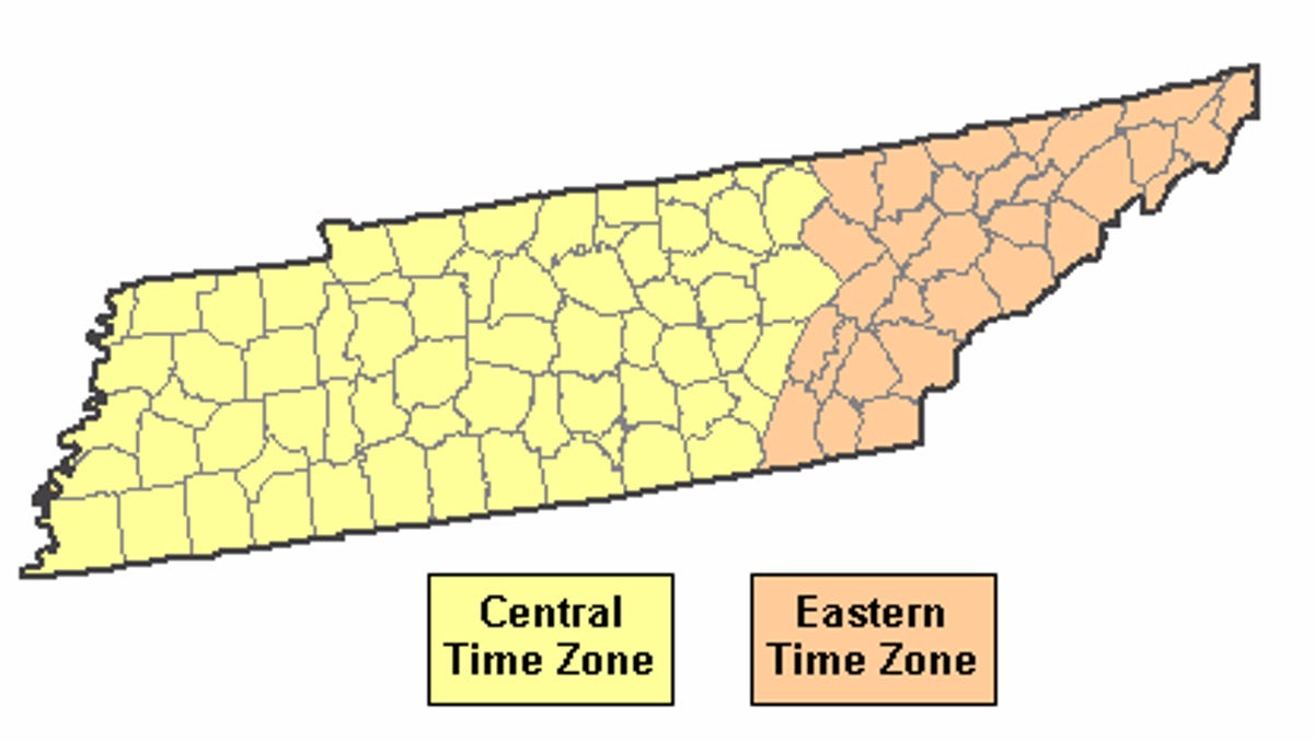 Why is Tennessee in two different time zones? It wasn’t always this way, but here’s how it changed Why is Tennessee in two different time zones? It wasn’t always this way, but here’s how it changed