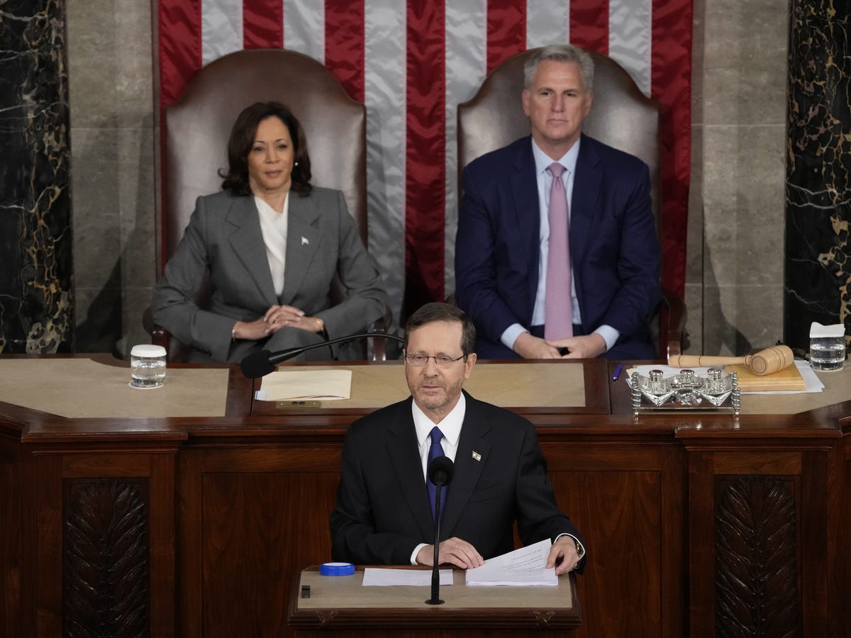 News Isaac Herzog President Of Israel Addresses Joint Meeting Of Congress