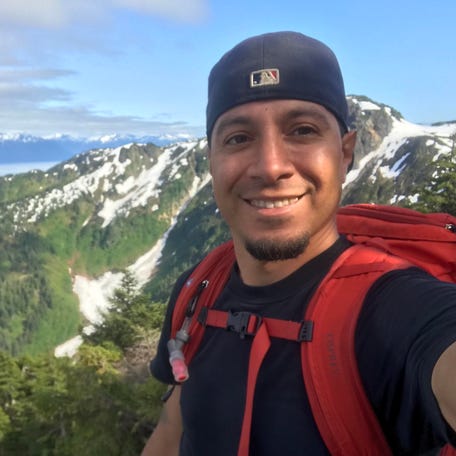 Police are searching for Paul Jose Rodriguez Jr., 43, of Juneau, Alaska, who inadvertently filming his own drowning at Mendenhall Lake.