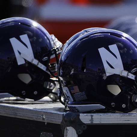 Northwestern helmets