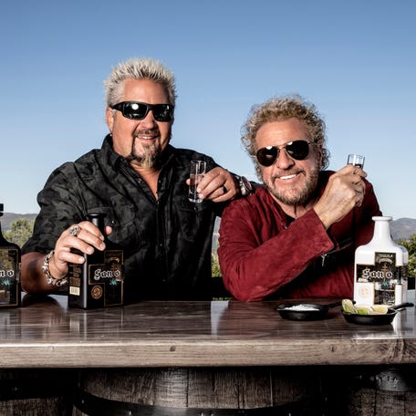 Chef Guy Fieri and rocker Sammy Hagar have increased their line of Santo Spirits to include Santo Tequila Reposado (launched 2021), Santo Tequila Blanco 110 (launched 2022) and the latest: Santo Añejo Tequila.
