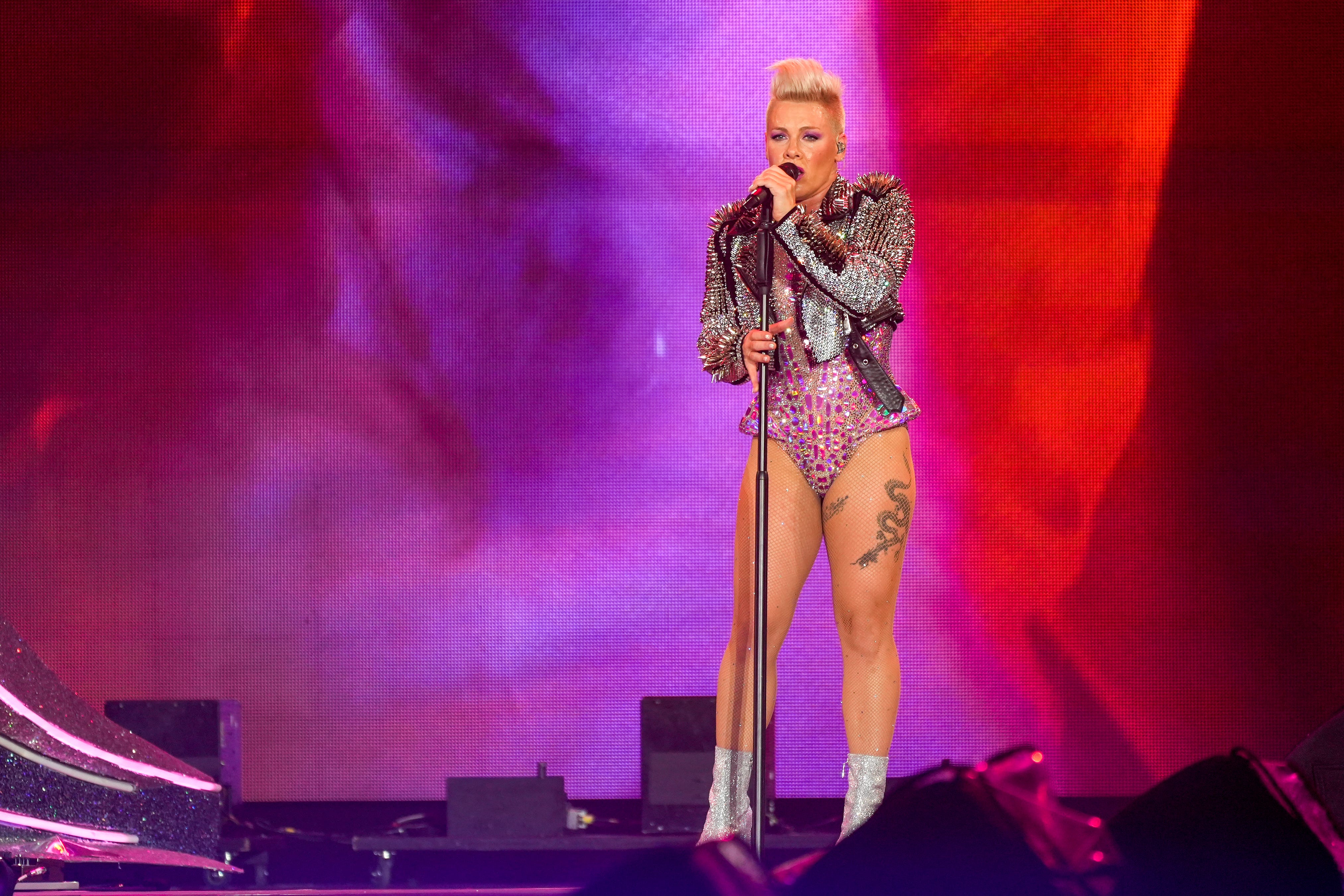 Pink performs 