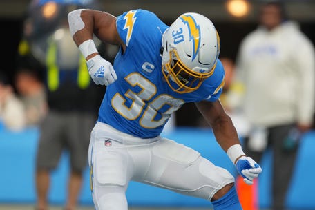 Los Angeles Chargers running back Austin Ekeler said he wants to "attack" the NFL franchise tag.