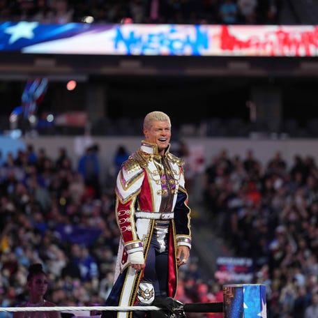 Cody Rhodes during Wrestlemania Night 2 at SoFi Stadium in April 2023.