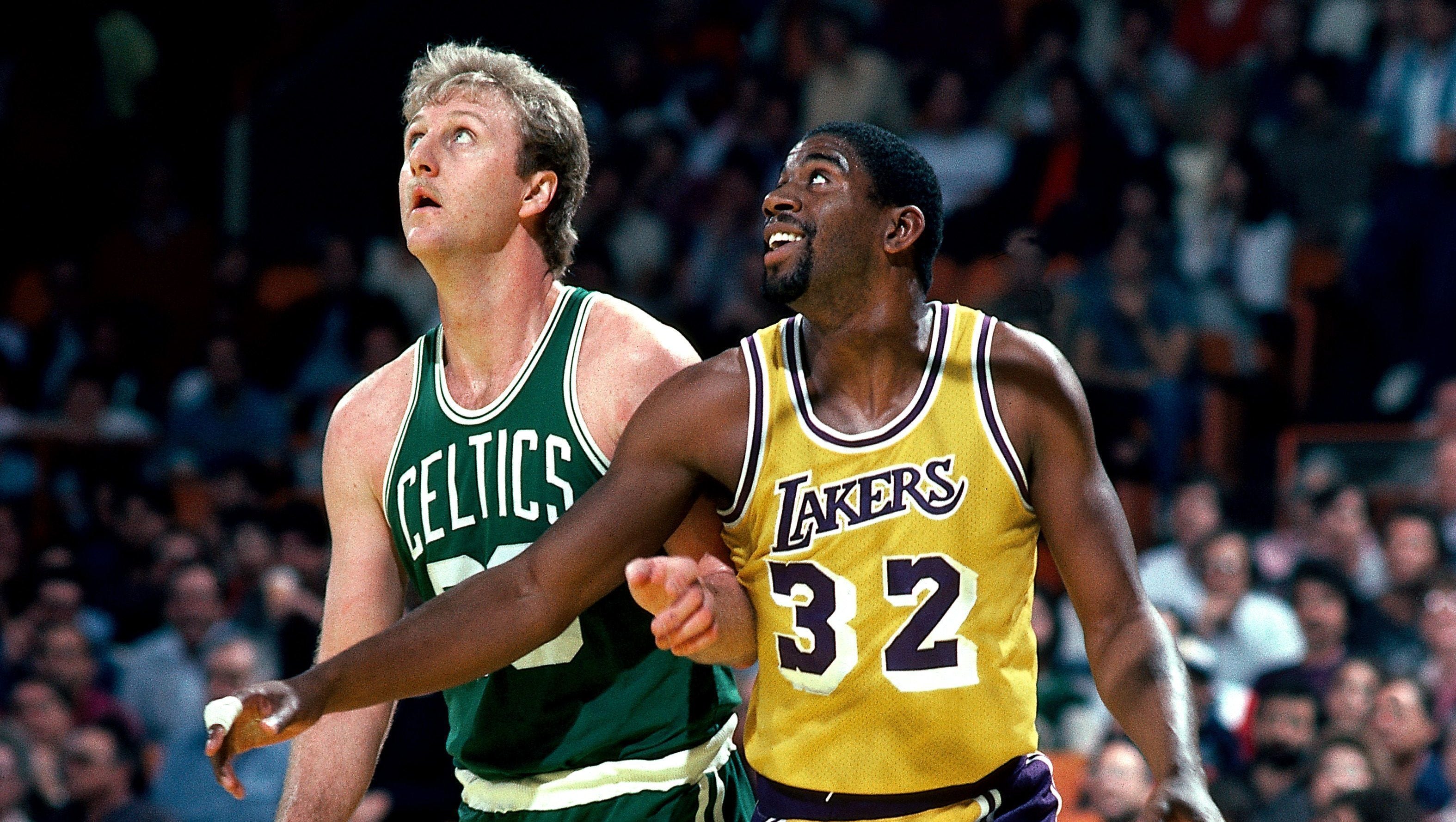 Larry Bird, left, and Magic Johnson created a drama that endures to this day.