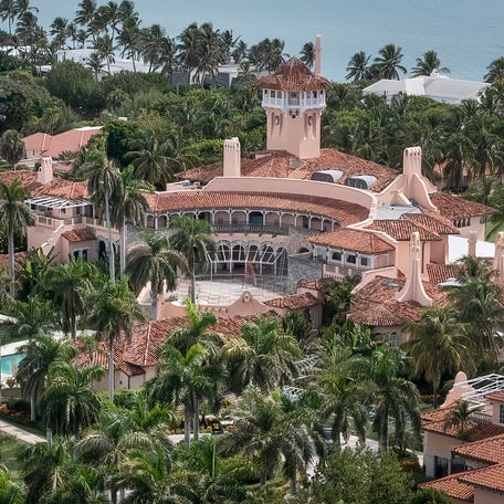 President Donald Trump's Mar-a-Lago estate, on Aug. 26, 2022, in Palm Beach, Fla.