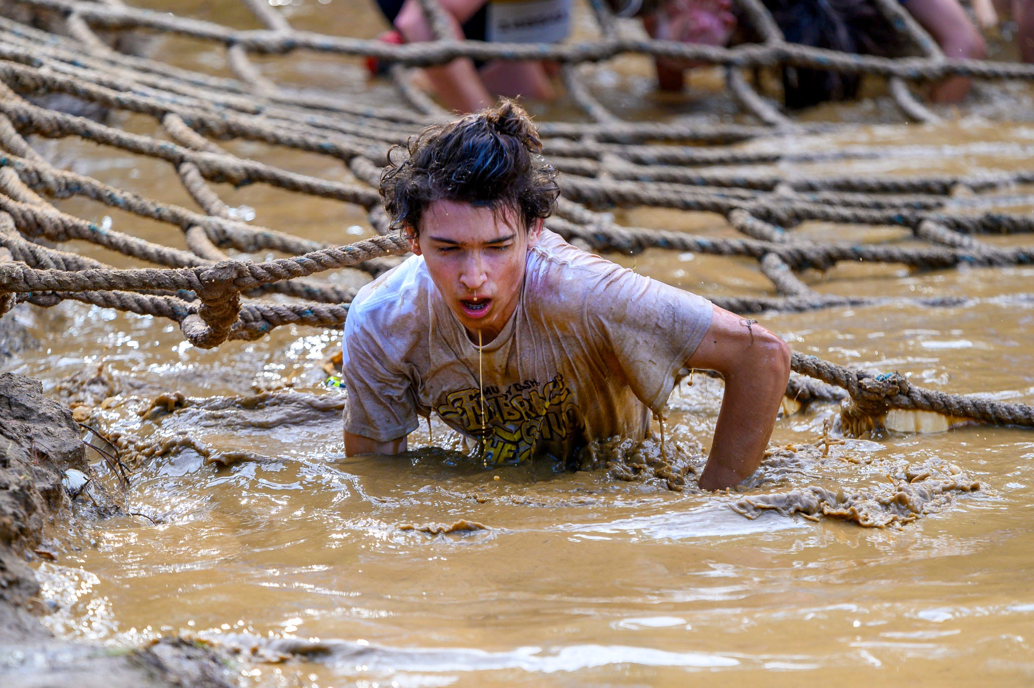 People's Choice winner in Candid Captures: "Muddy Dash," by Glen Suszko, of Shelby Township