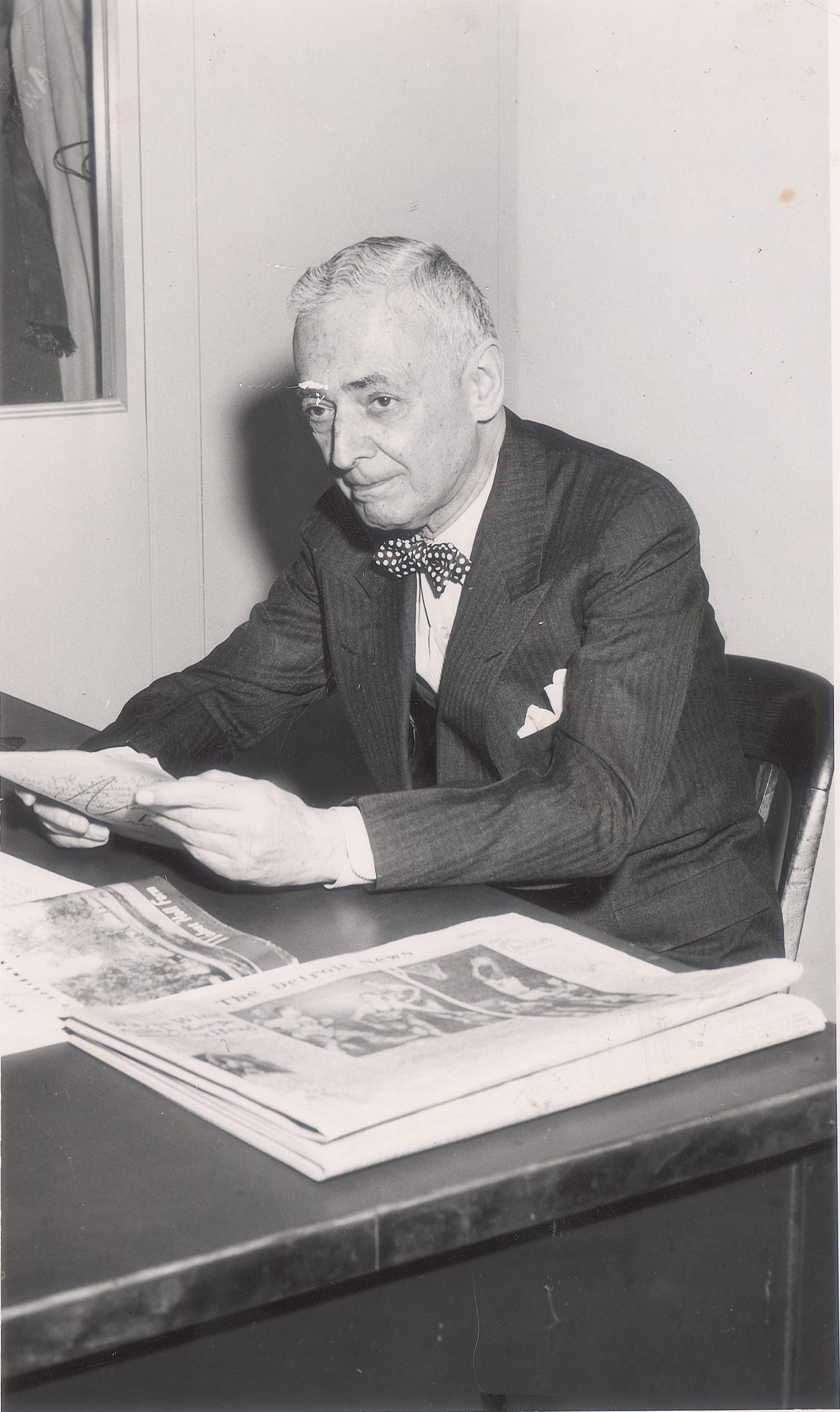 Undated Detroit News file photo of H.G. Salsinger.