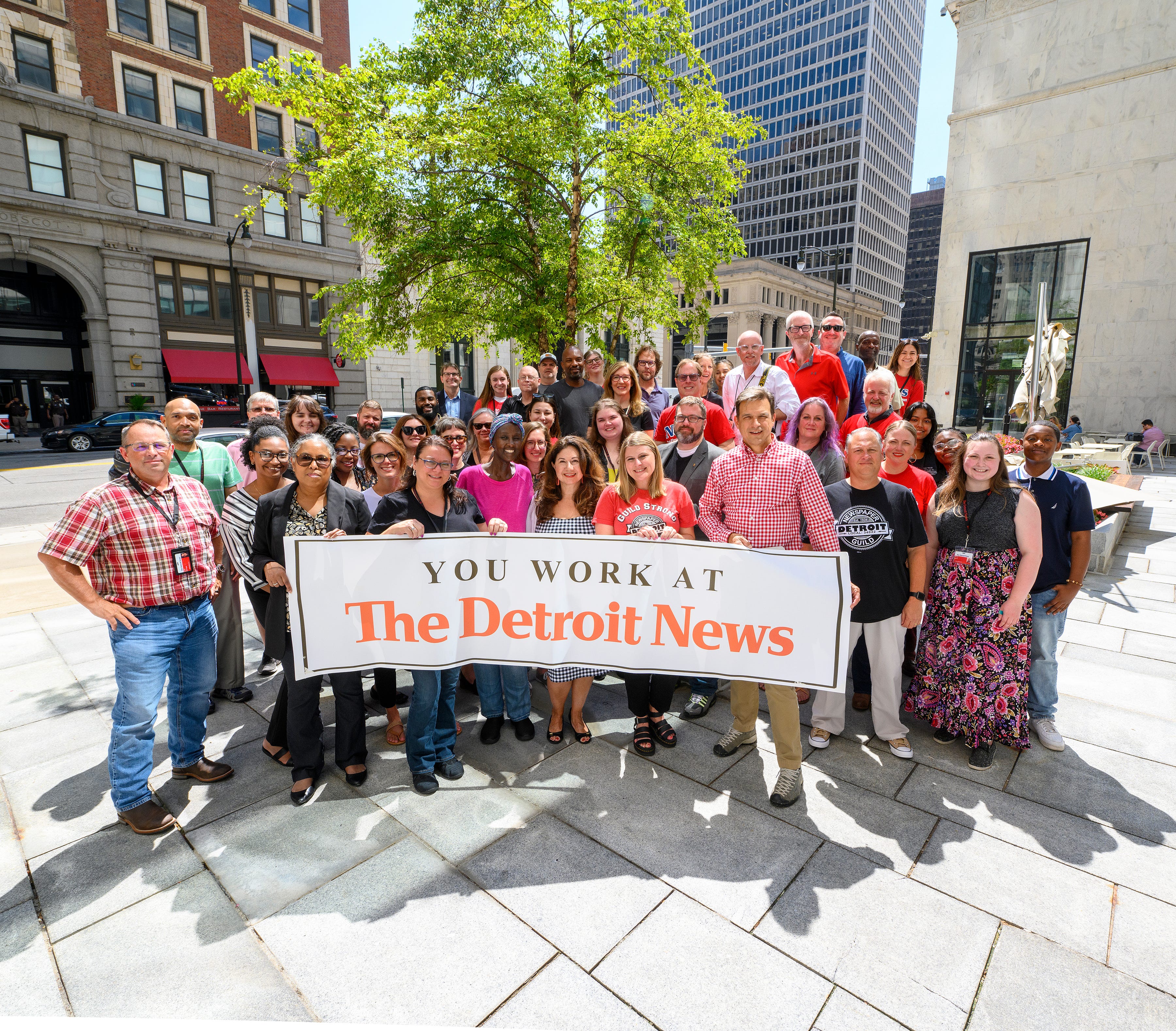The Detroit News staff is seen here on Aug. 16, 2023.