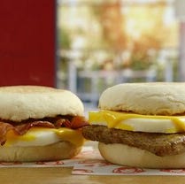Wendy's is adding two new English Muffin Sandwiches to its breakfast menu.