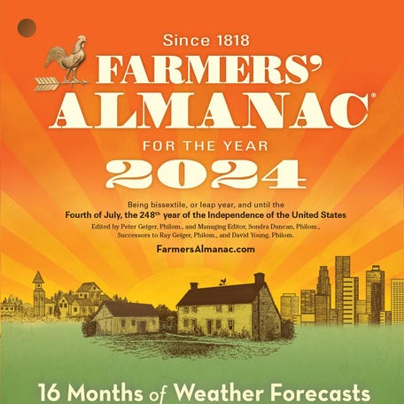 The Farmers' Almanac 2024 forecasts a winter with traditional cool temperatures and snowy weather conditions for the United States.