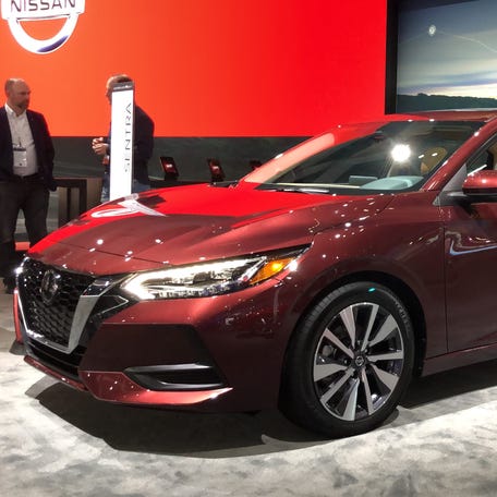 Nissan is recalling 2020-2022 model Sentras because either one or both of the front tie rods, which are crucial to steering, may deform under certain operating conditions such as hitting a curb. The 2020 Nissan Sentra is shown here.