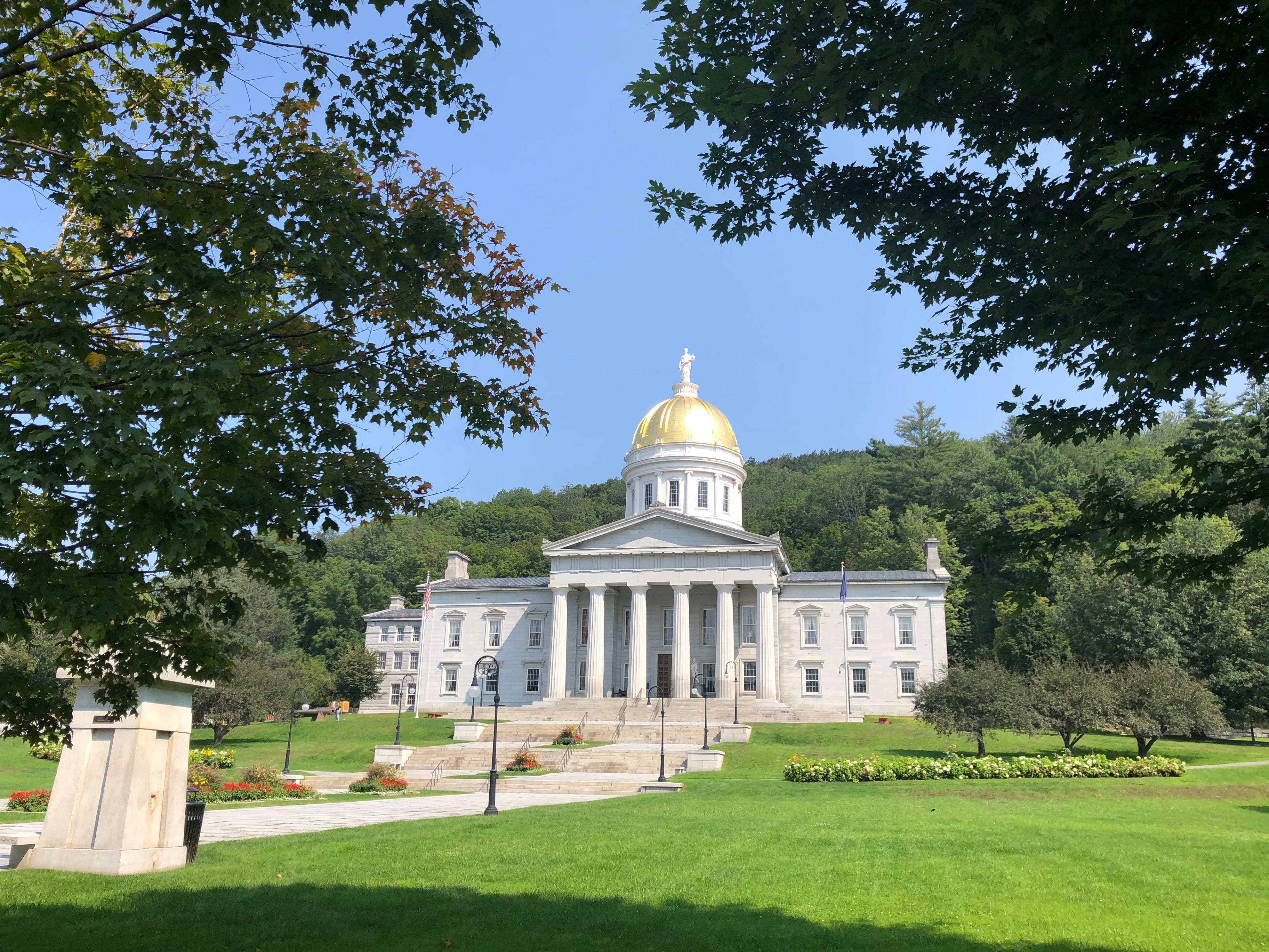 The Vermont Statehouse in Montpelier seen on Sunday, Aug. 20, 2023. Vermont's health care providers are urging the Senate to pass a House bill that would reform the practices of health insurance companies.
