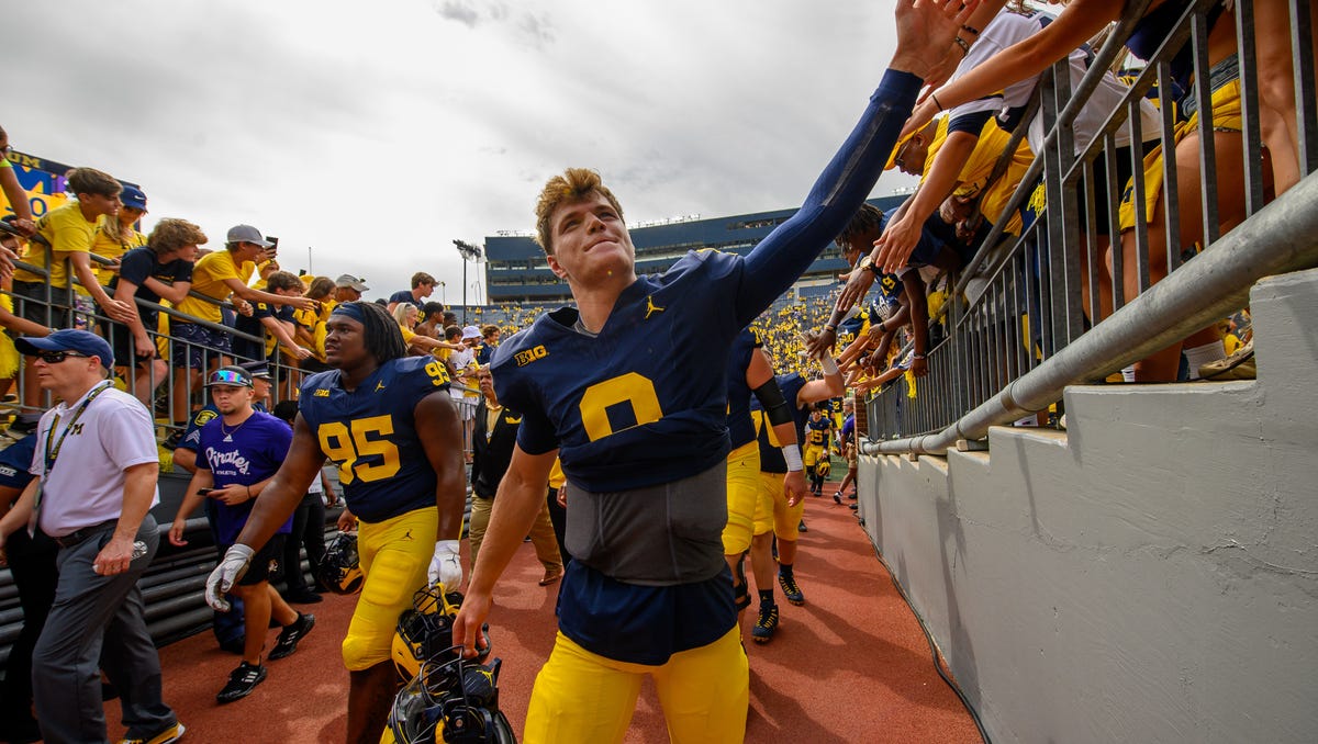 Wojo JJ McCarthy and Wolverines miss Harbaugh but dont miss a beat Wojo JJ McCarthy and Wolverines miss Harbaugh but dont miss a beat