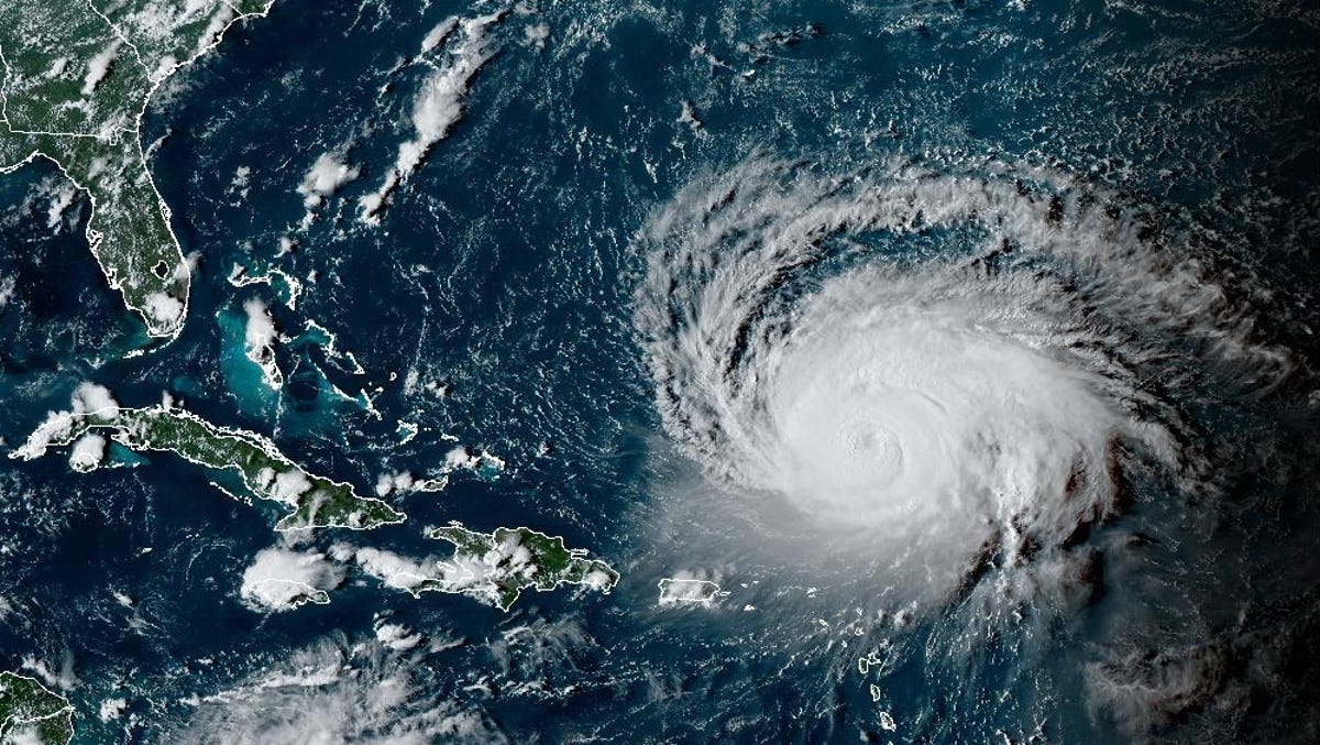 Sledování hurikánu Lee, modely špaget: Následujte cestu bouře