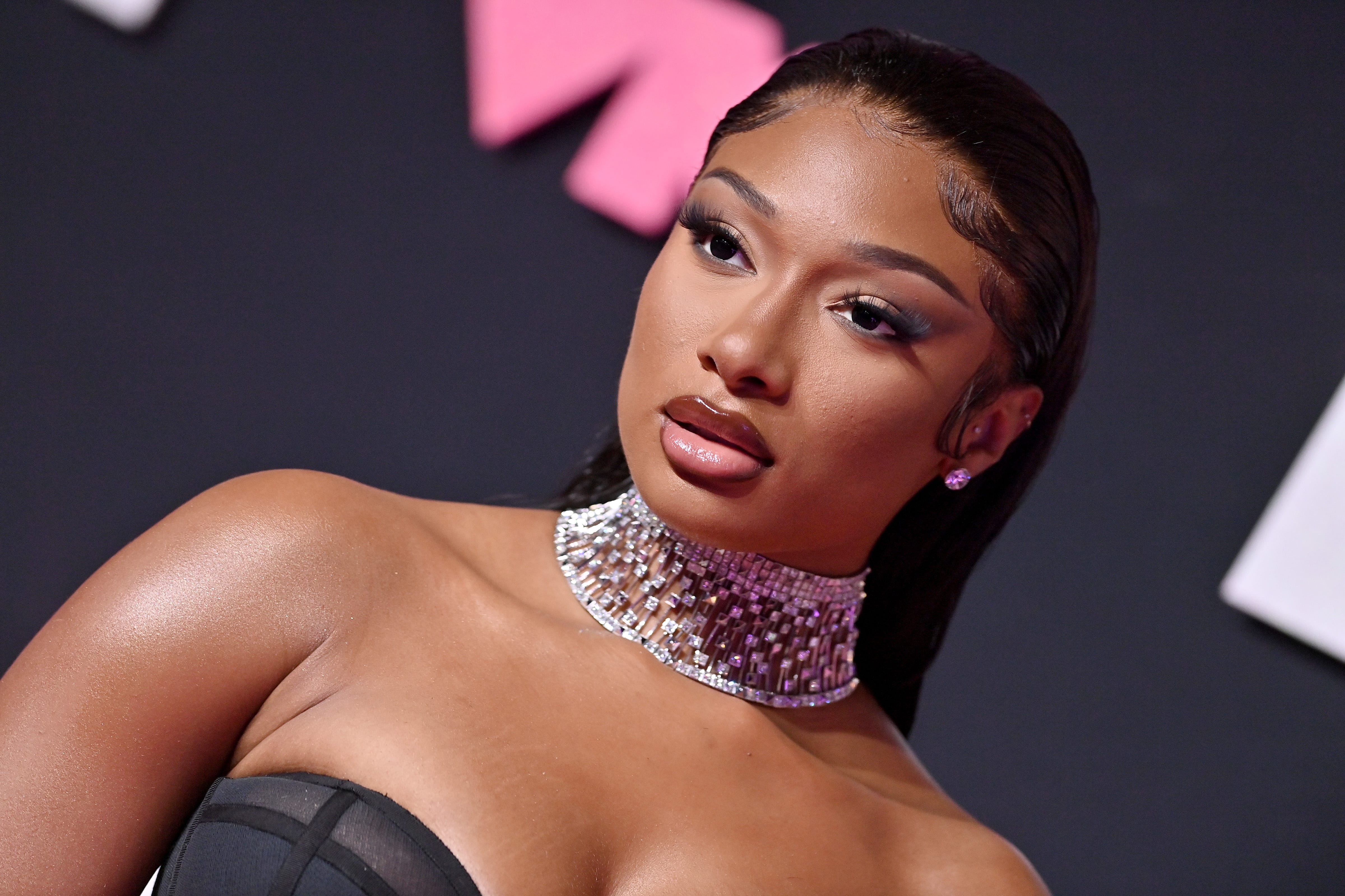 September 12, 2023: Megan Thee Stallion attends the 2023 MTV Video Music Awards at Prudential Center in Newark, New Jersey.