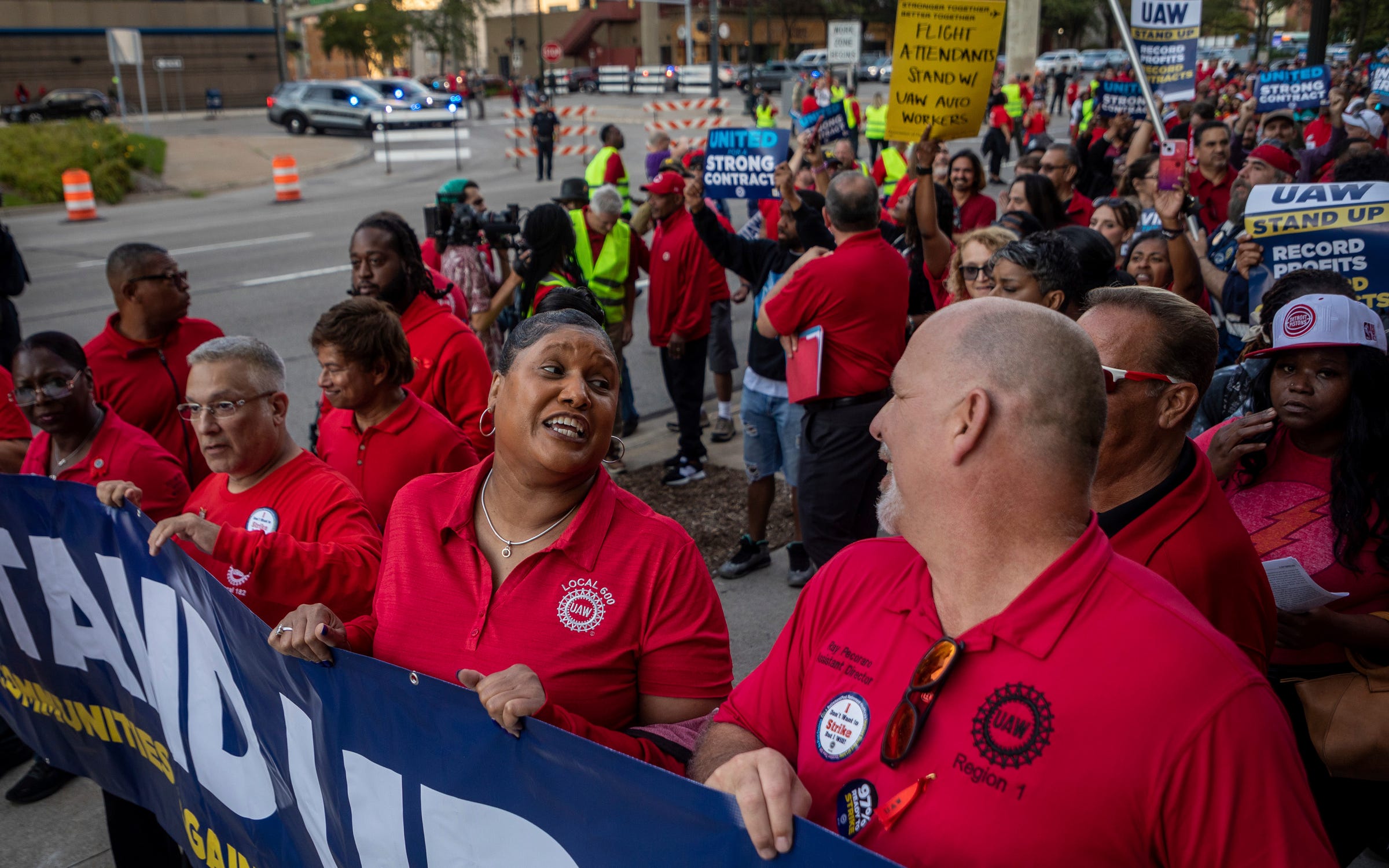 The UAW vice president of the Ford Department issues a strong defense to fight for a worker's rights after a testy exchange with Trump.