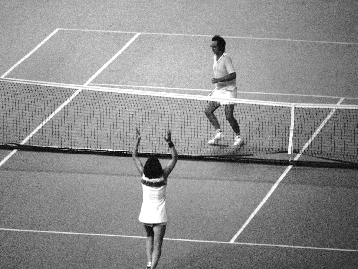 Mrs Billie Jean King And Bobby Riggs