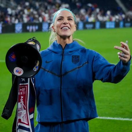 Julie Ertz played her final game for the USWNT on Thursday night.
