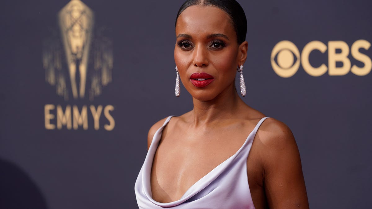 Actress Kerry Washington at the Primetime Emmy Awards in 2021.