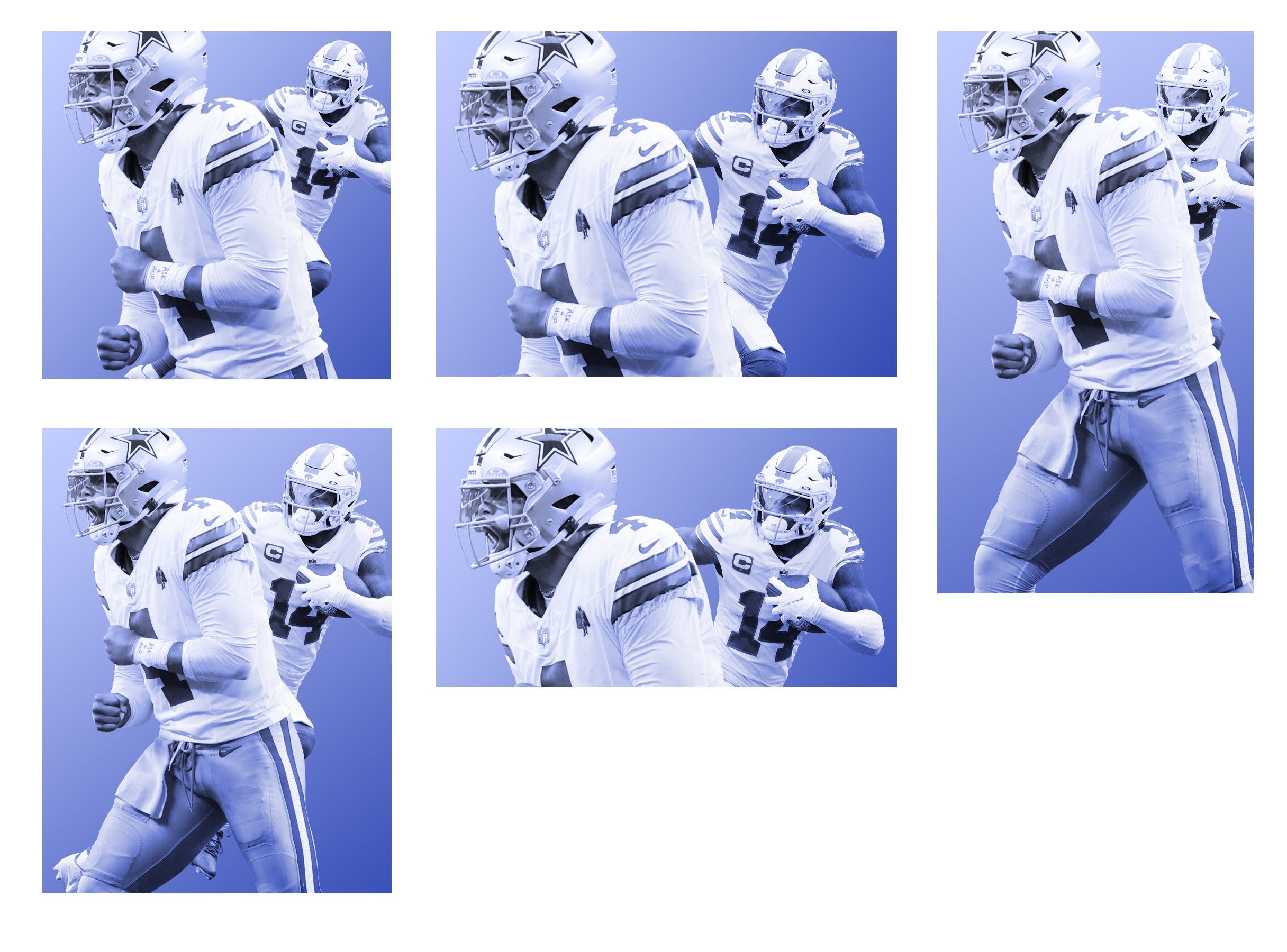 Dallas QB Dak Prescott, Buffalo WR Stefon Diggs