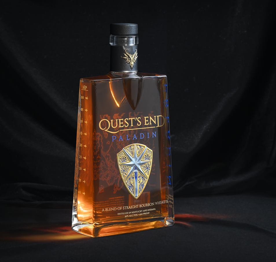 Quest's End: Paladin is a super-premium whiskey which comes with a brand-new fantasy saga.
