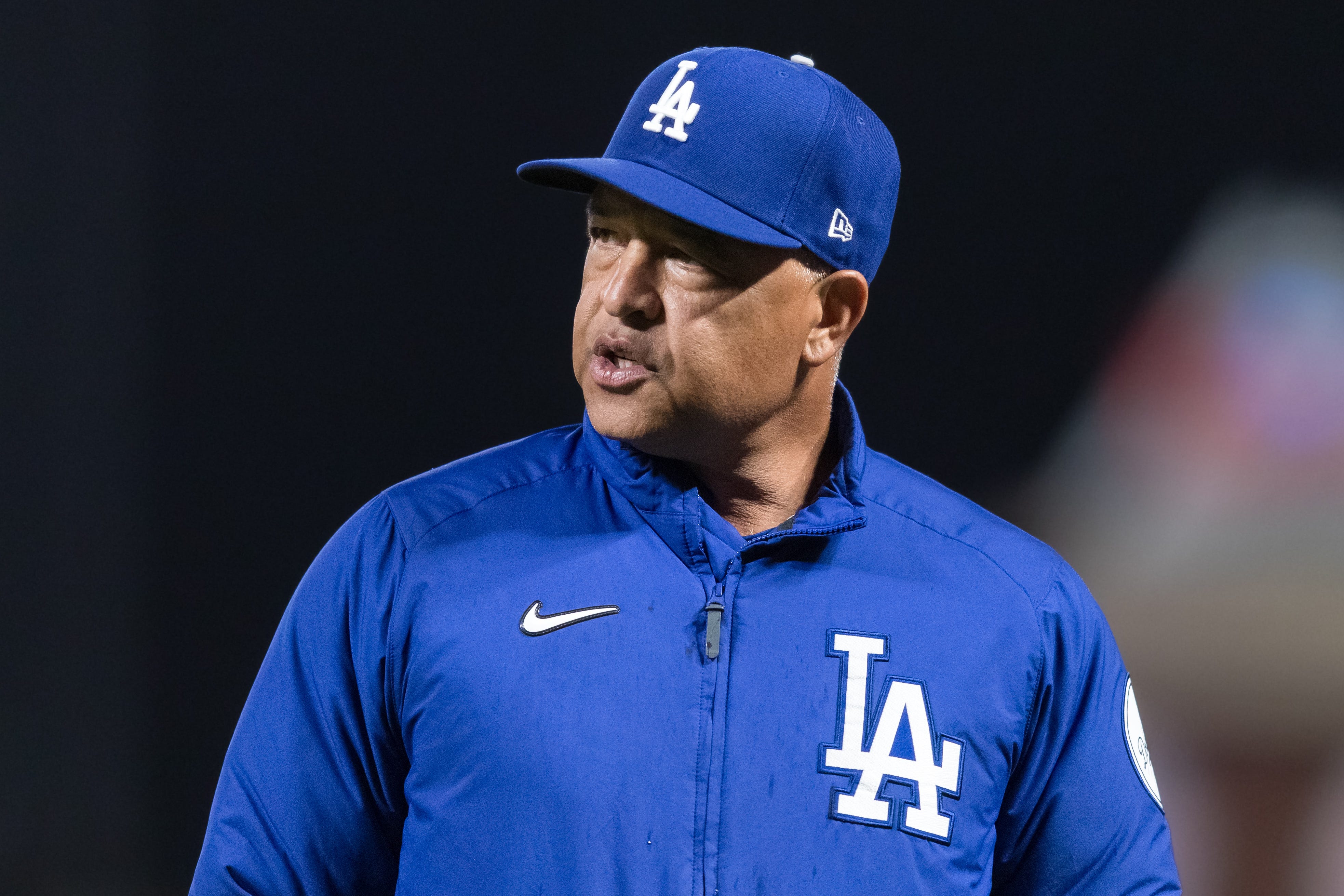 Manager Dave Roberts led the Dodgers to a World Series title in 2000.