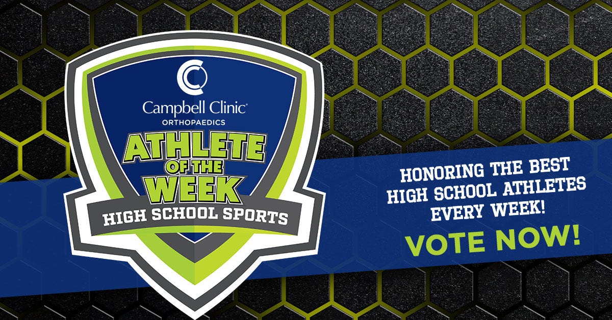 Vote for the Campbell Clinic boys high school athlete of the week, May 13-18