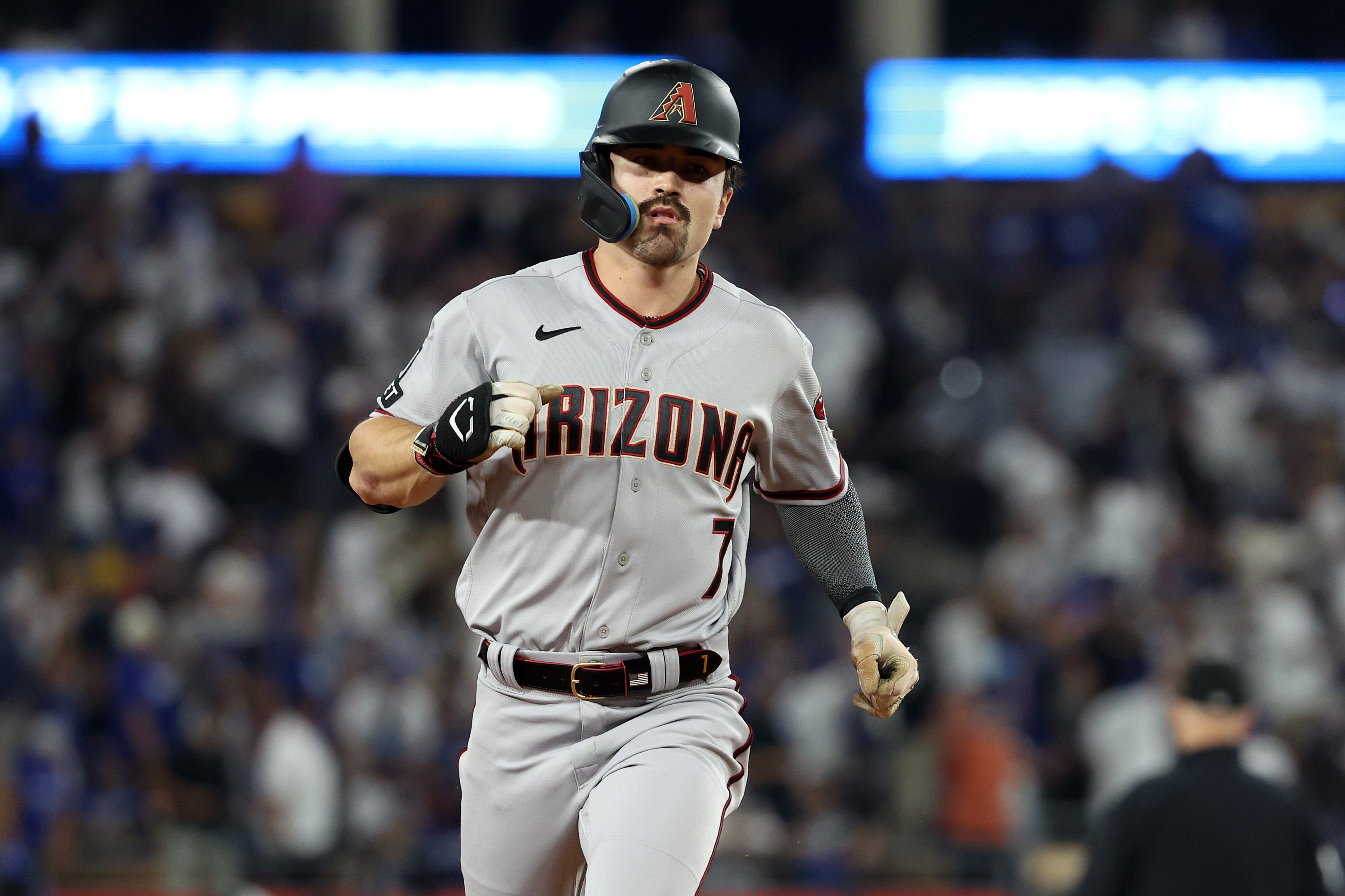Diamondbacks left fielder Corbin Carroll is the frontrunner for the National League rookie of the year.
