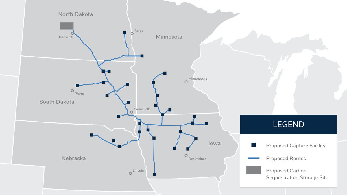 Eminent domain is the latest front in South Dakota’s carbon pipeline fight