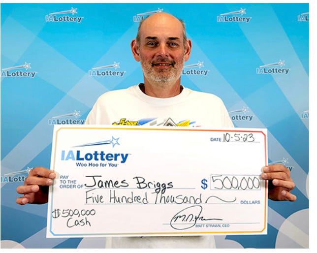 Iowans claiming $500,000 and $50,000 lottery prizes among scratch-off winners this month