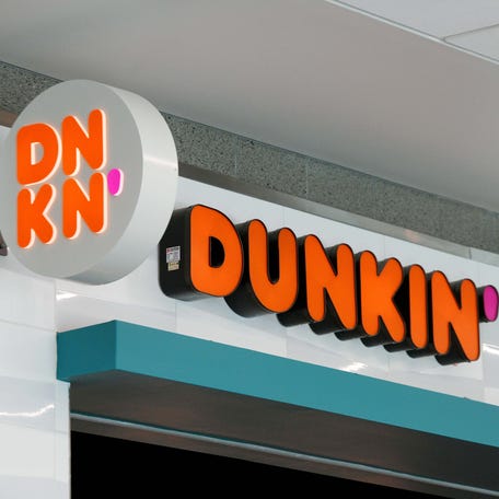 A Dunkin Donuts at Allegiant Air's new concourse at the Destin-Fort Walton Beach Airport, Florida.