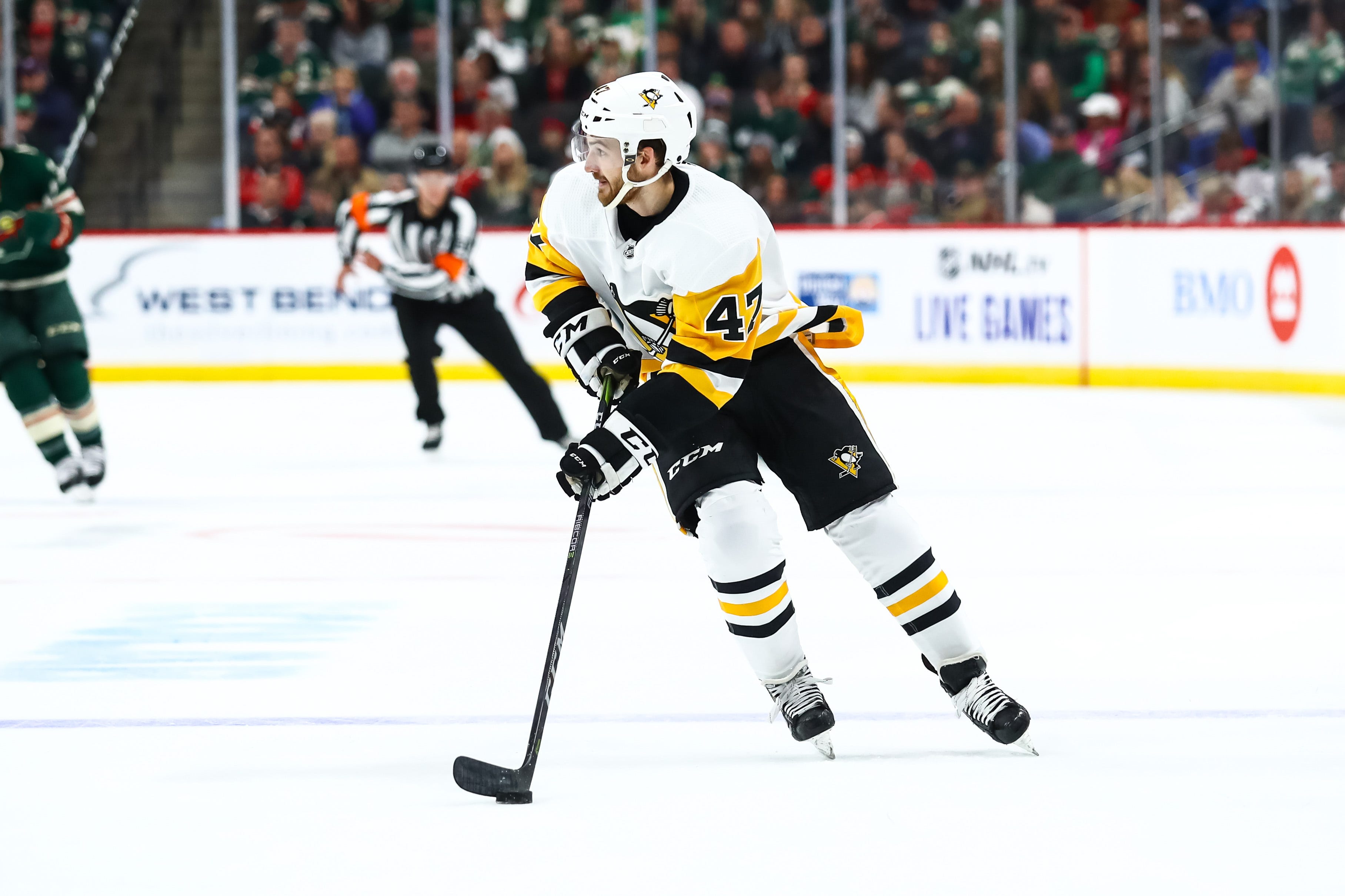 Adam Johnson played parts of two seasons with the Pittsburgh Penguins.